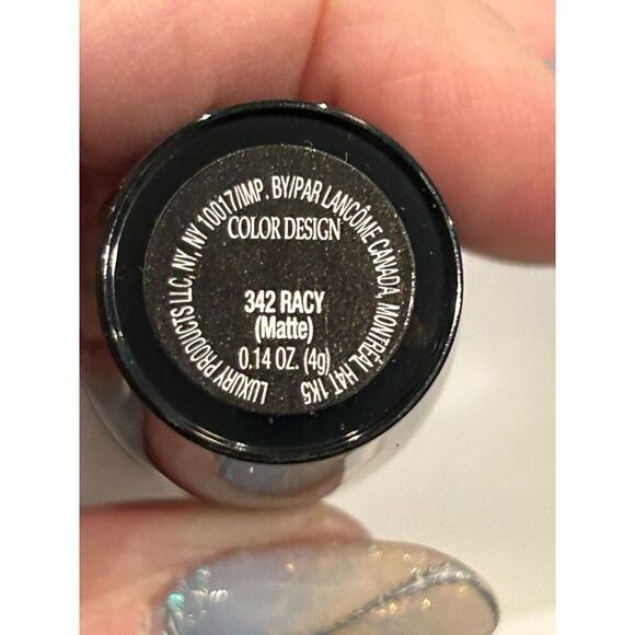 New No Box Lancome Brand Color Design 342 Matte Color Racy - Picture 2 of 7